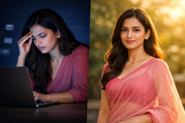 Digital Stress and Skin Health: How Screen Time Affects Your Mind & Face - www.abhishekonline.com